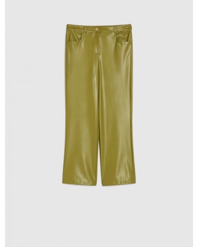 Pantalon Eco Leather Green