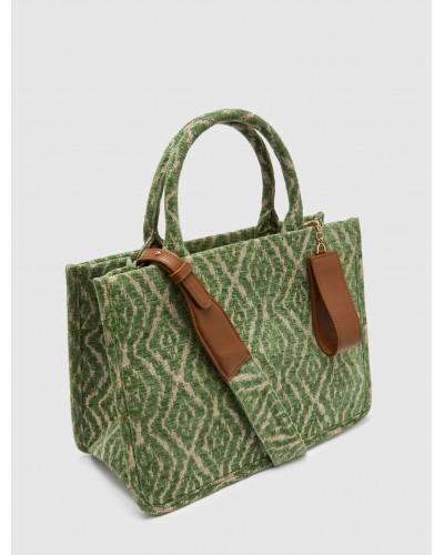 Jacquard Shopper Bag