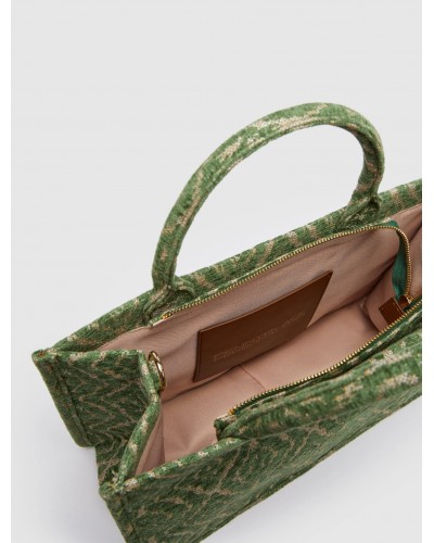 Jacquard Shopper Bag
