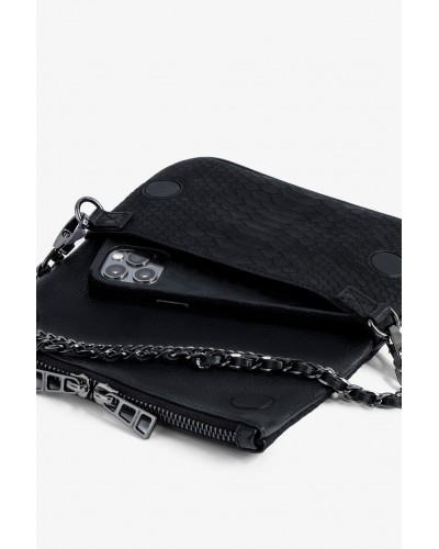 Pre-Loved Zadig&Voltaire Crossbody Nano Rock Mat Noir