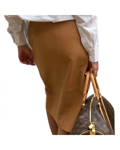 Falda Caramel Leather