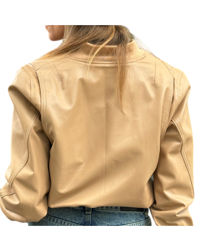 Campera Caramel Leather