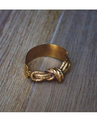 Brazalete Knot Gold Vermeil