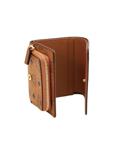 MCM Visetos Flap Wallet