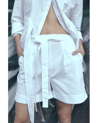 Short Nudo Blanco