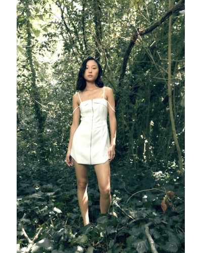 Vestido Corteza Blanco