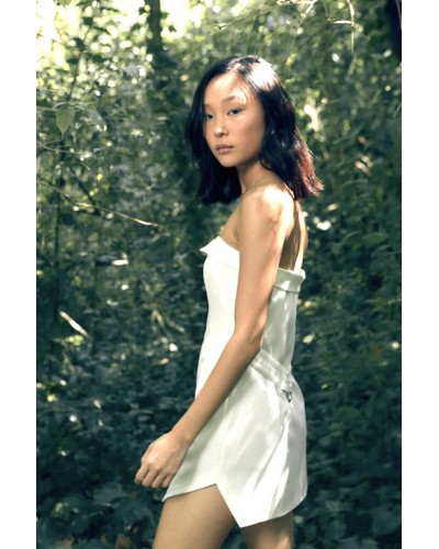 Vestido Corteza Blanco